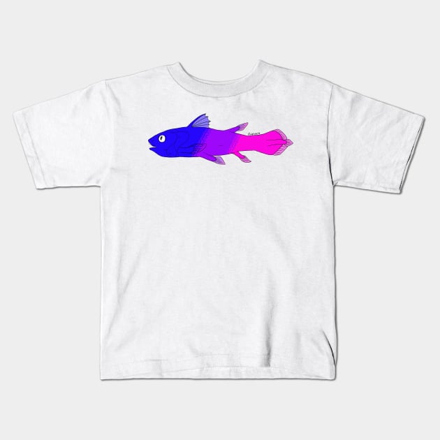Bisexual Kids T-Shirt by geckohivemind
